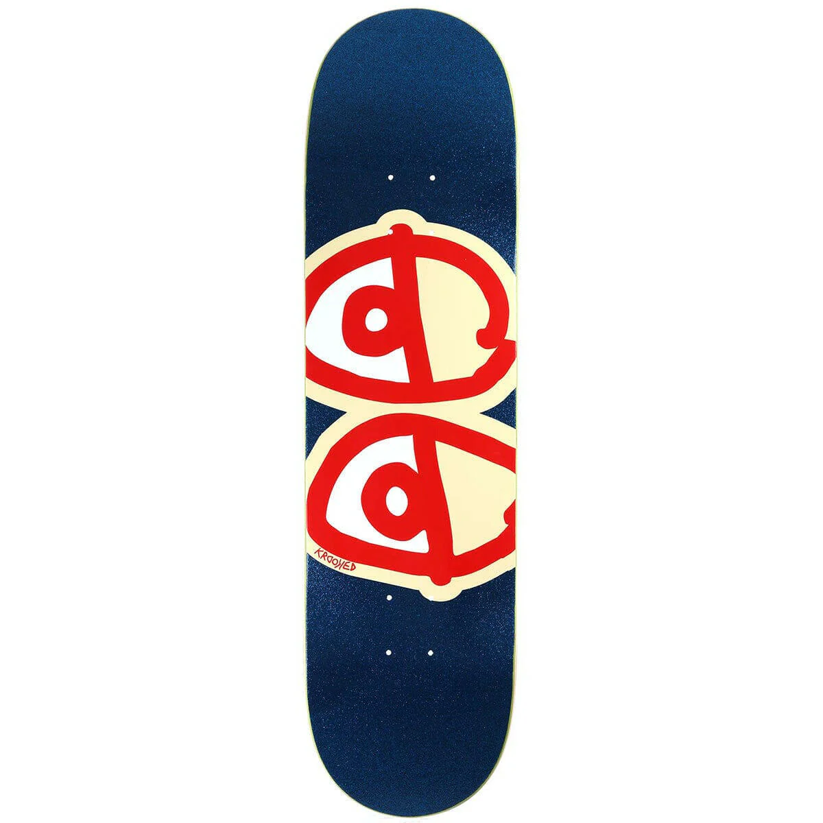 Krooked - Eyes Glitter 8.5 Skateboard Deck