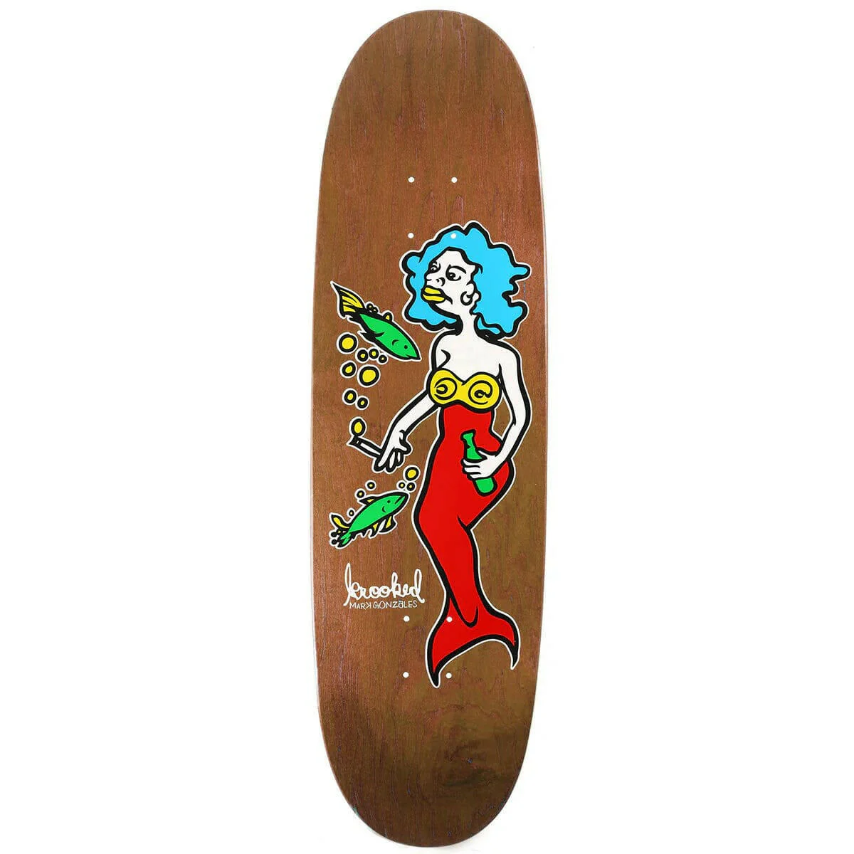 Krooked - Gonz Mermaid Re-Colour 9.1 Skateboard Deck