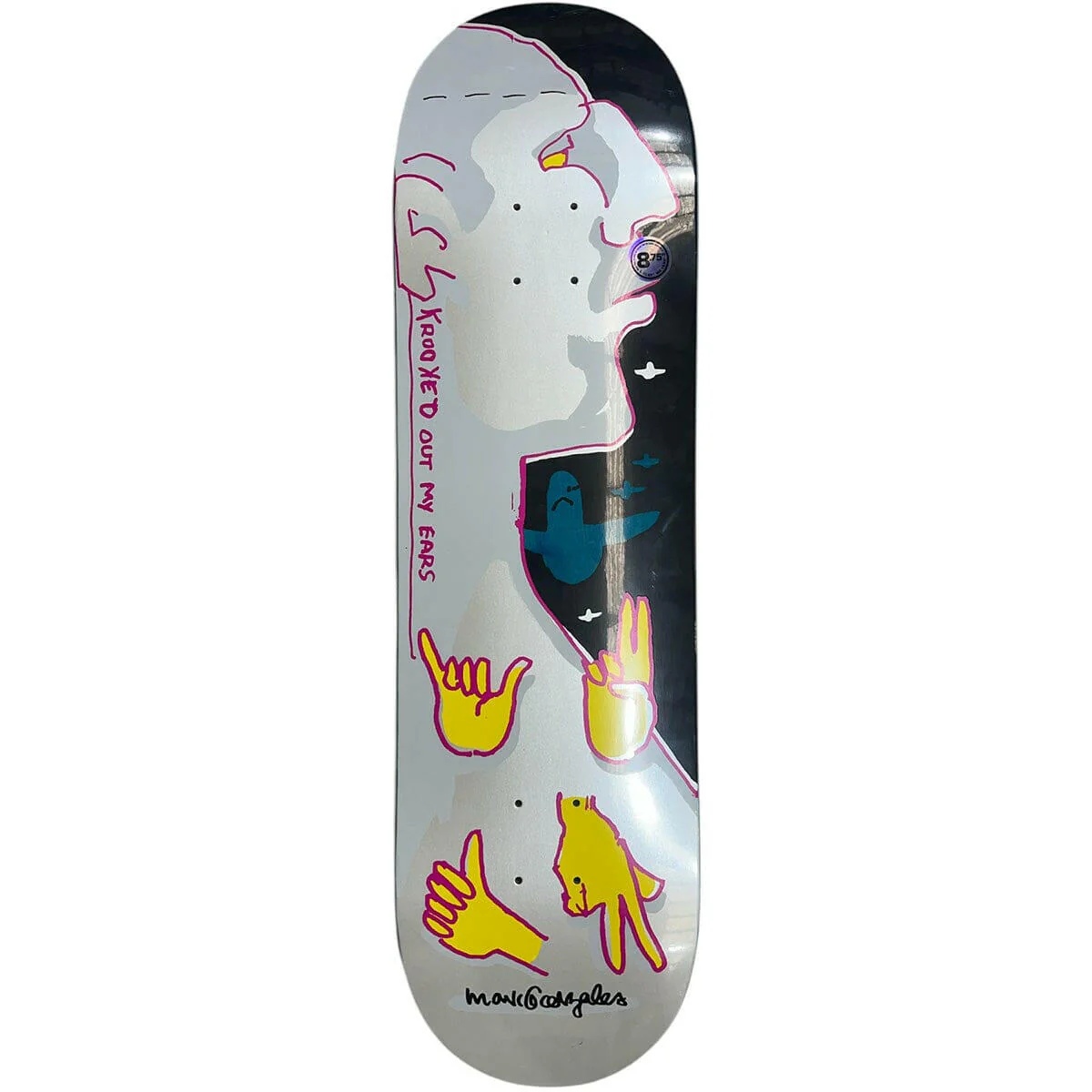 Krooked - Gonz Out My Ears 8.75 Skateboard Deck