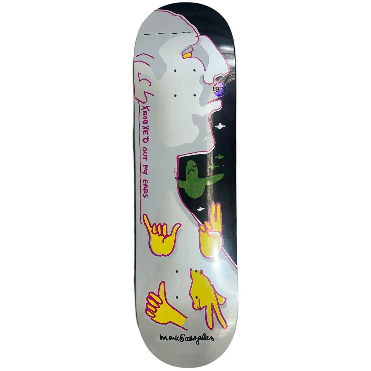 Krooked - Gonz Out My Ears 8.75 Skateboard Deck