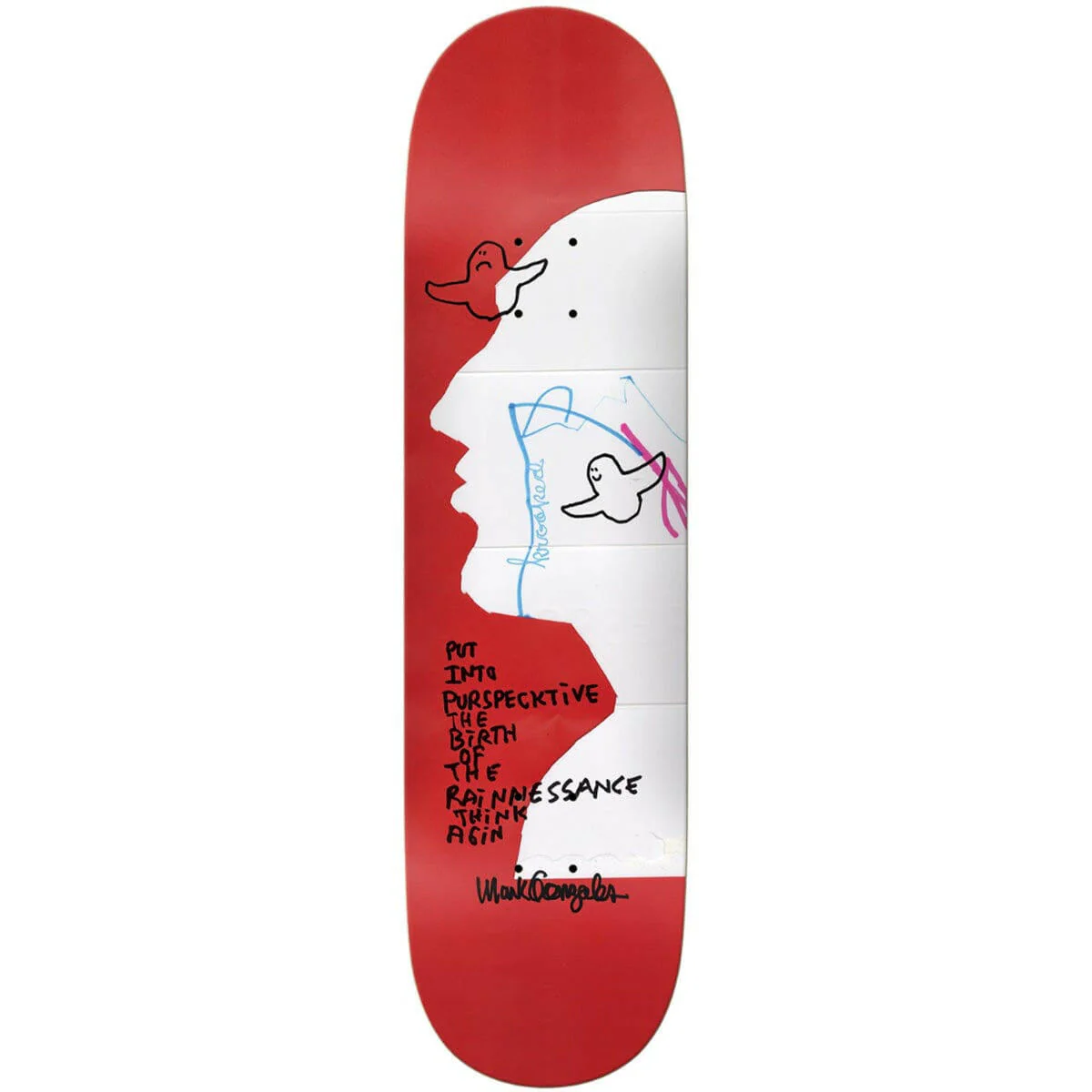 Krooked - Gonz Vertigo 8.62 Skateboard Deck