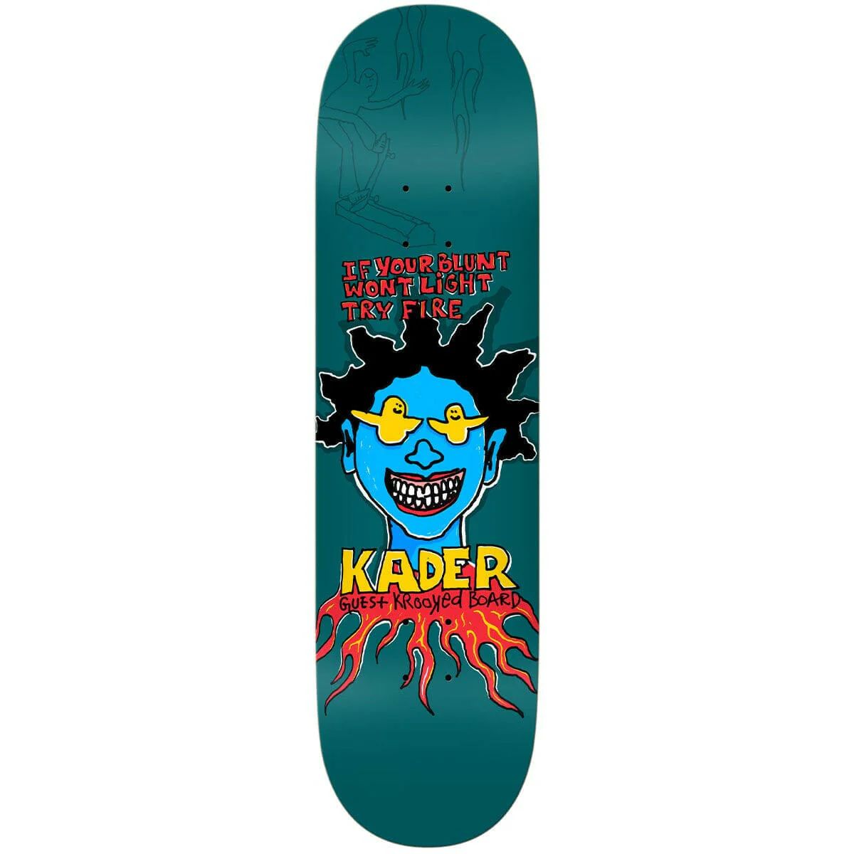 Krooked - Kader Sylla Guest 8.5 Skateboard Deck