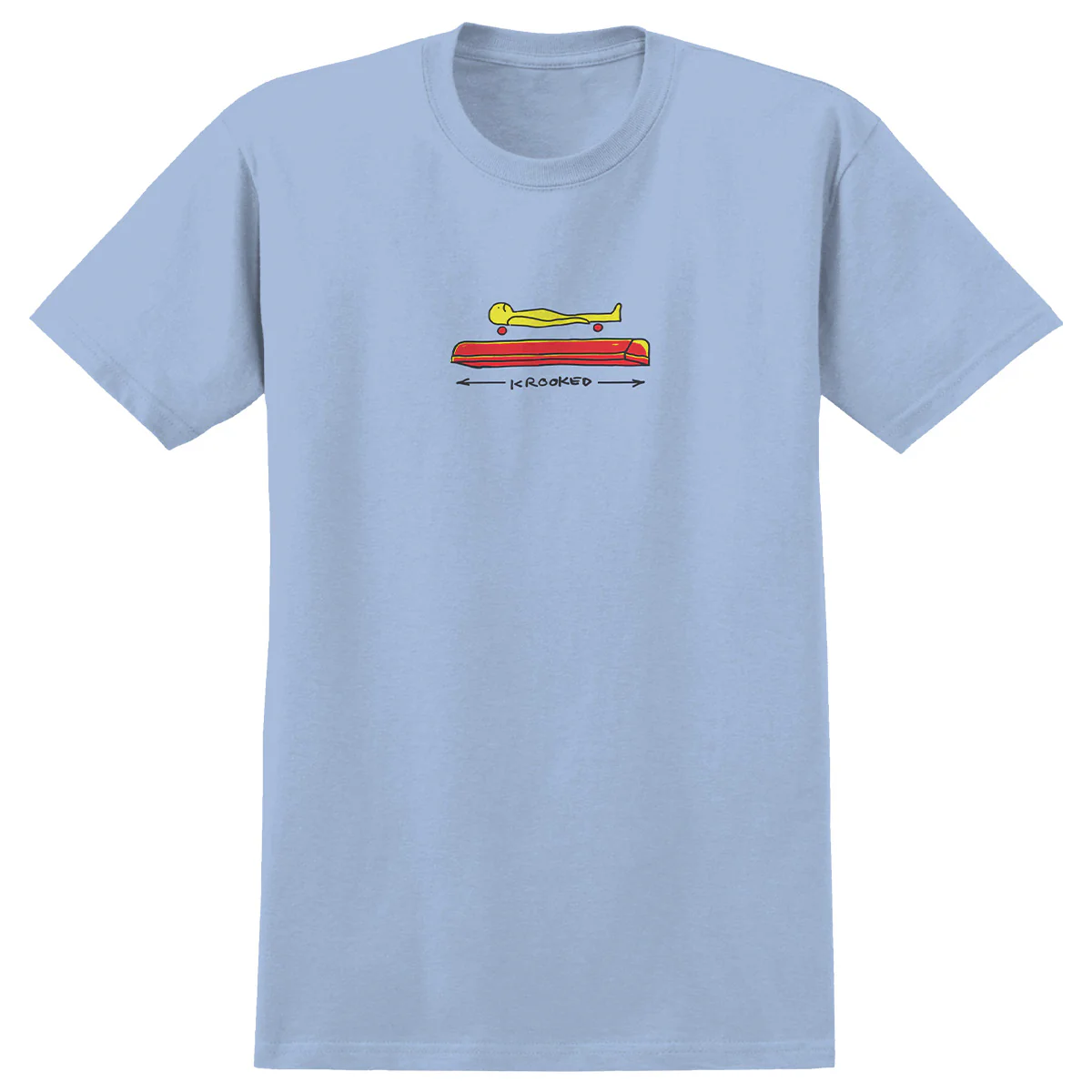 Krooked - Koffin Tee Light Blue