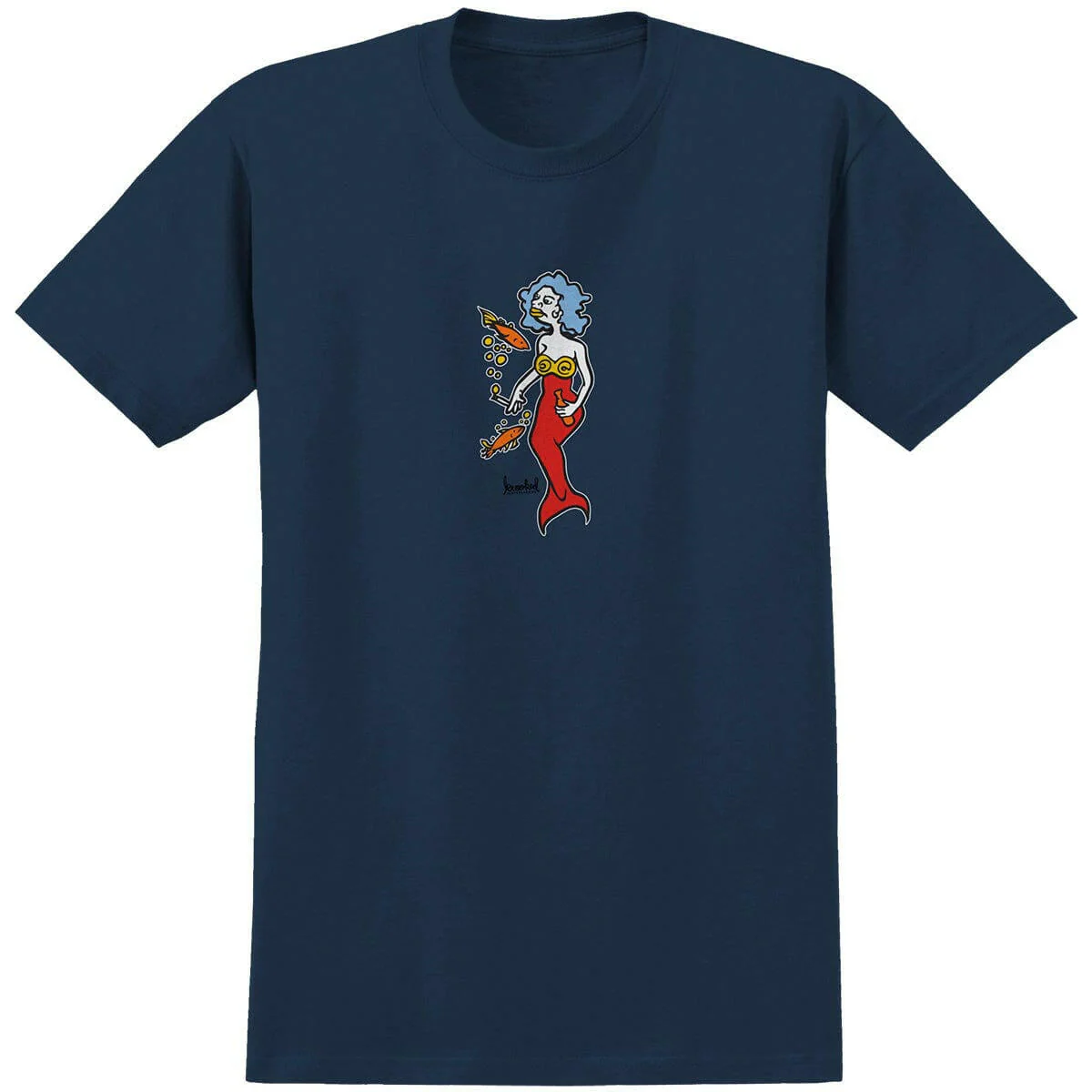 Krooked - Mermaid Tee Navy