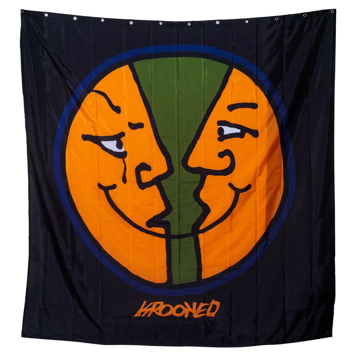 Krooked - Moonsmile Shower Curtain