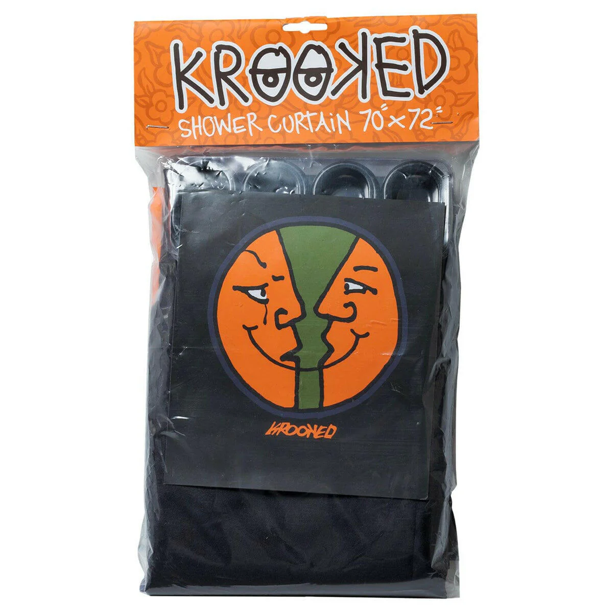 Krooked - Moonsmile Shower Curtain - Image 2