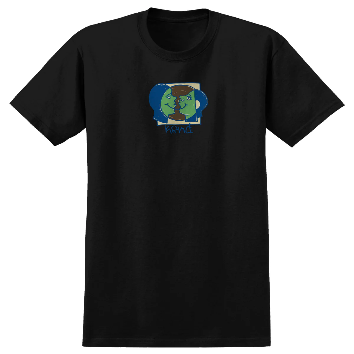 Krooked - Moonsmiley Tee Black