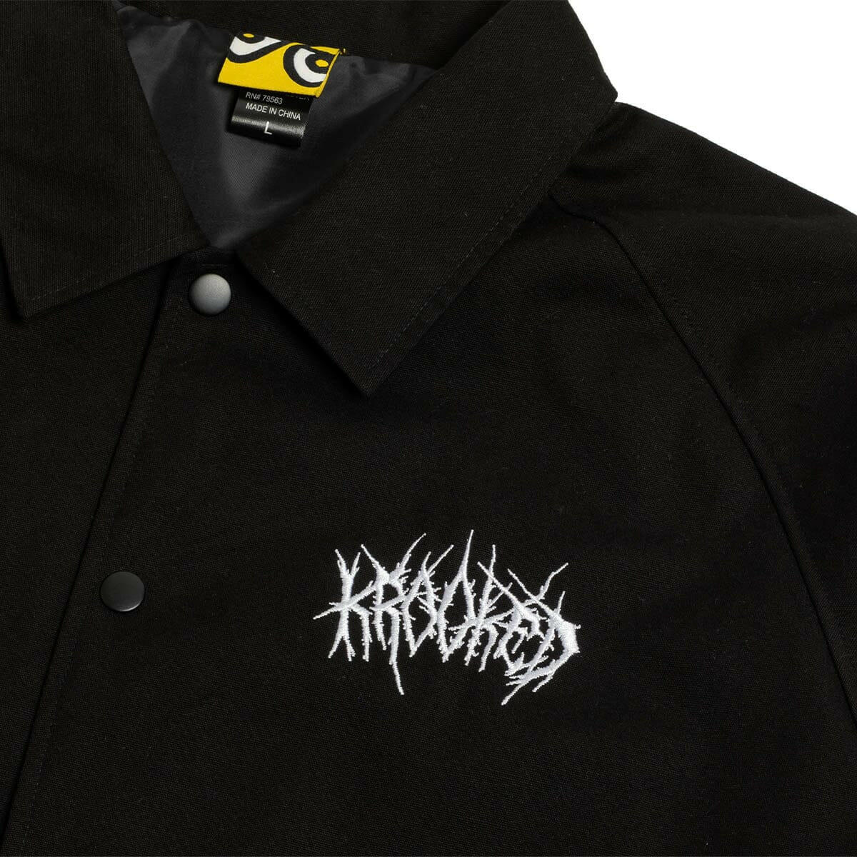 Krooked - Necro Skript Jacket Black - Image 3