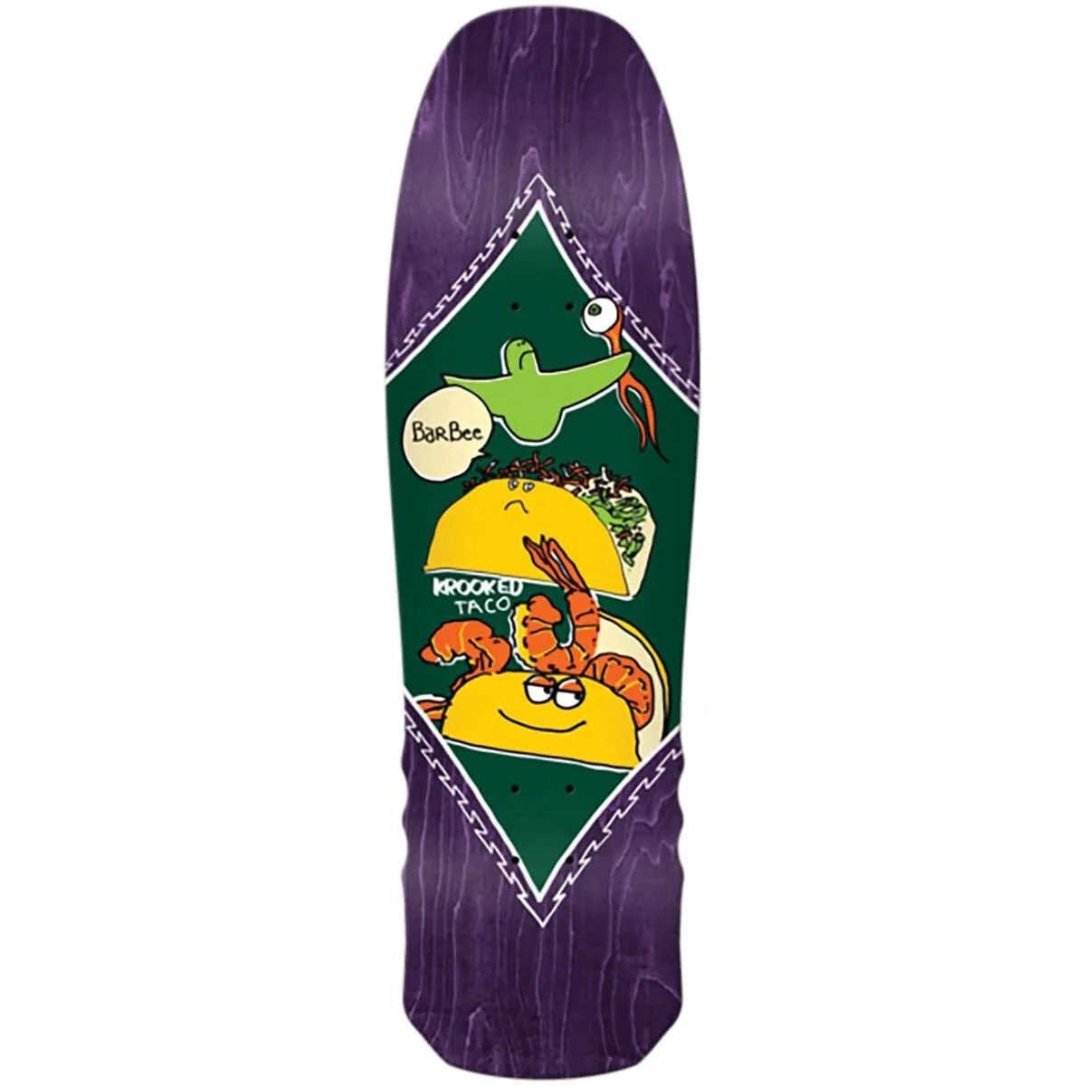 Krooked - Ray Barbee Shrimp Taco 9.3 Skateboard Deck