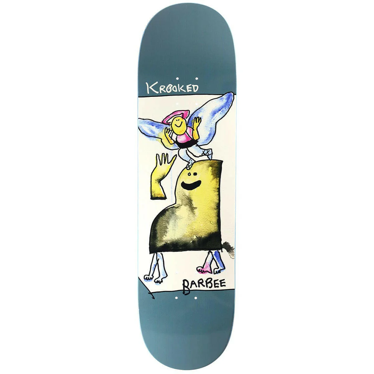 Krooked - Ray Barbee Watercolour Angel 8.5 Skateboard Deck