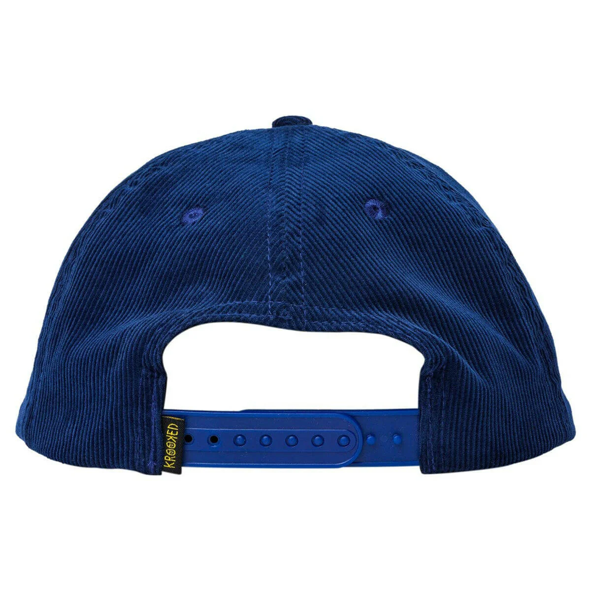 Krooked - Skript Snapback Blue/Yellow - Image 2