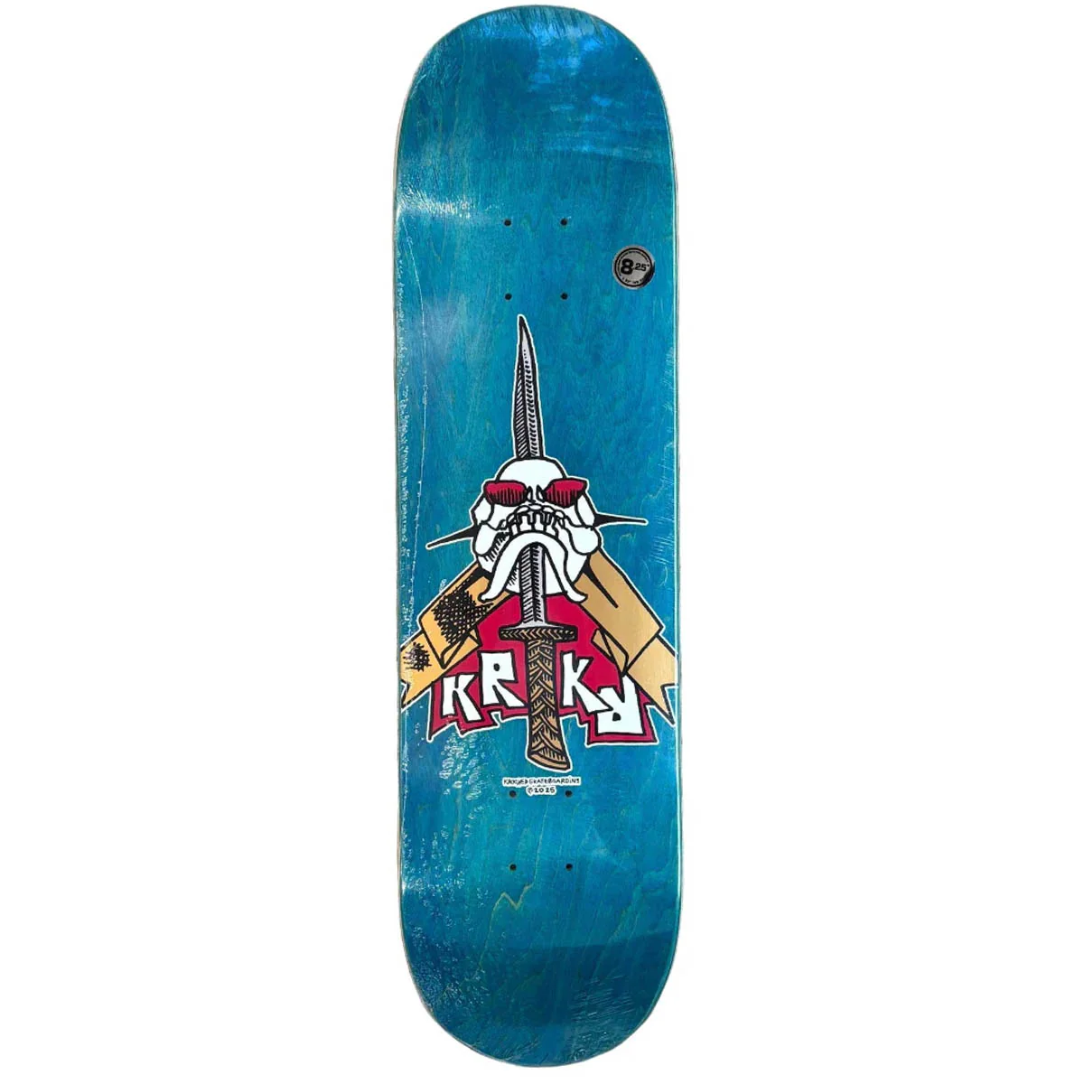 Krooked - Team Skull Sword 8.25 Skateboard Deck