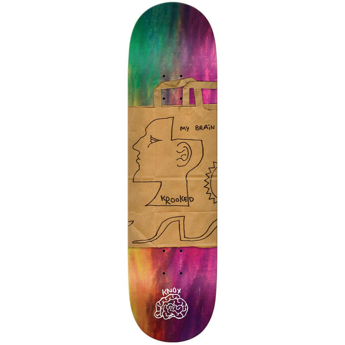 Krooked - Tom Knox Tom's Brain 8.5 Skateboard Deck