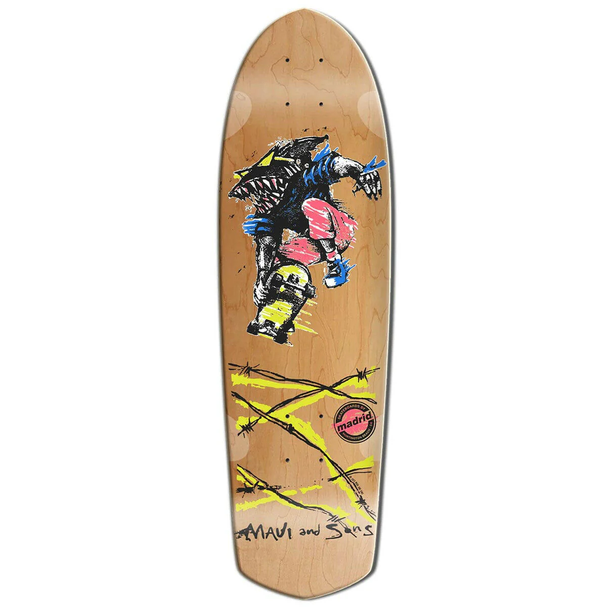 Madrid - Maui & Sons Sharkman Cruiser 8.25 Skateboard Deck