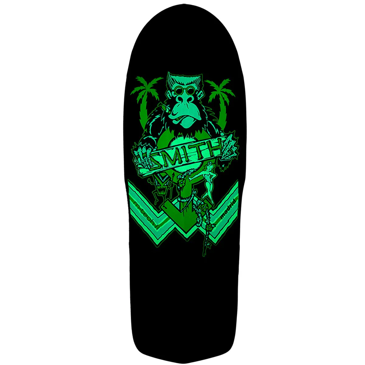Madrid - Mike Smith Retro Glow 10.5 Skateboard Deck - Image 2