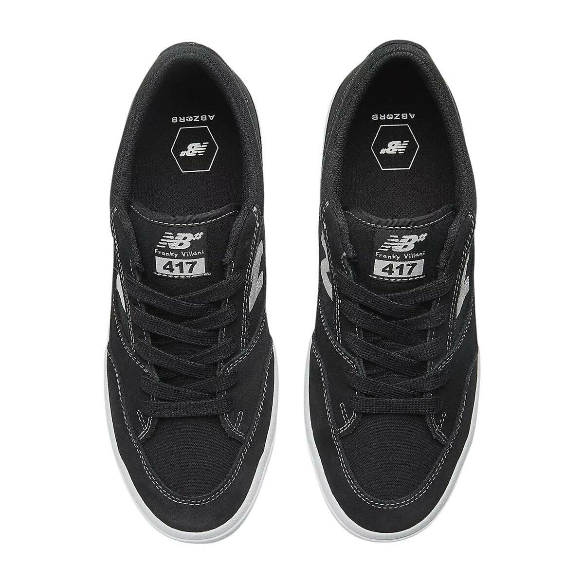 New Balance - Franky Villani 417 Low Shoes Black/White - Image 3