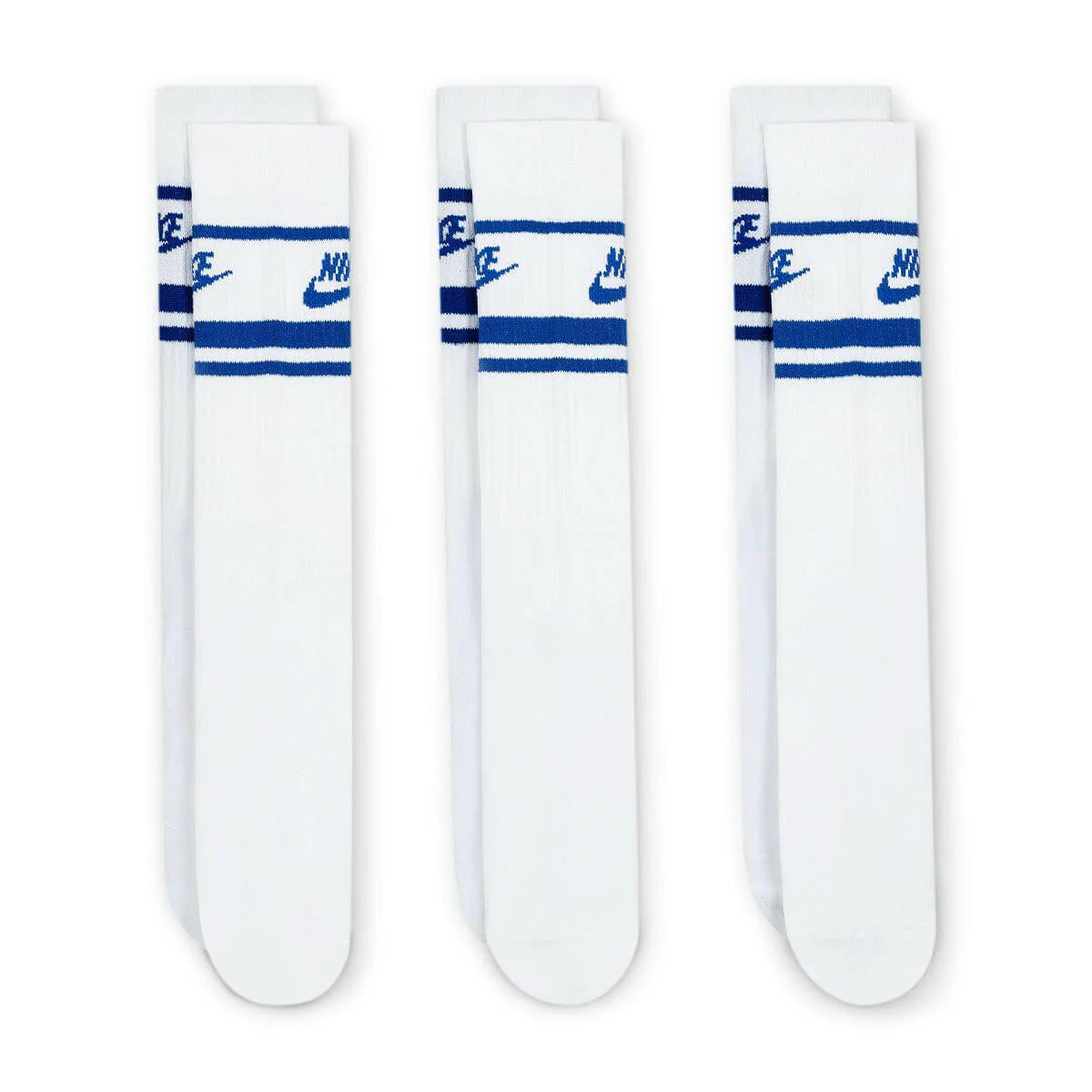 Nike - Everyday Essential Socks White/Blue 3 Pack