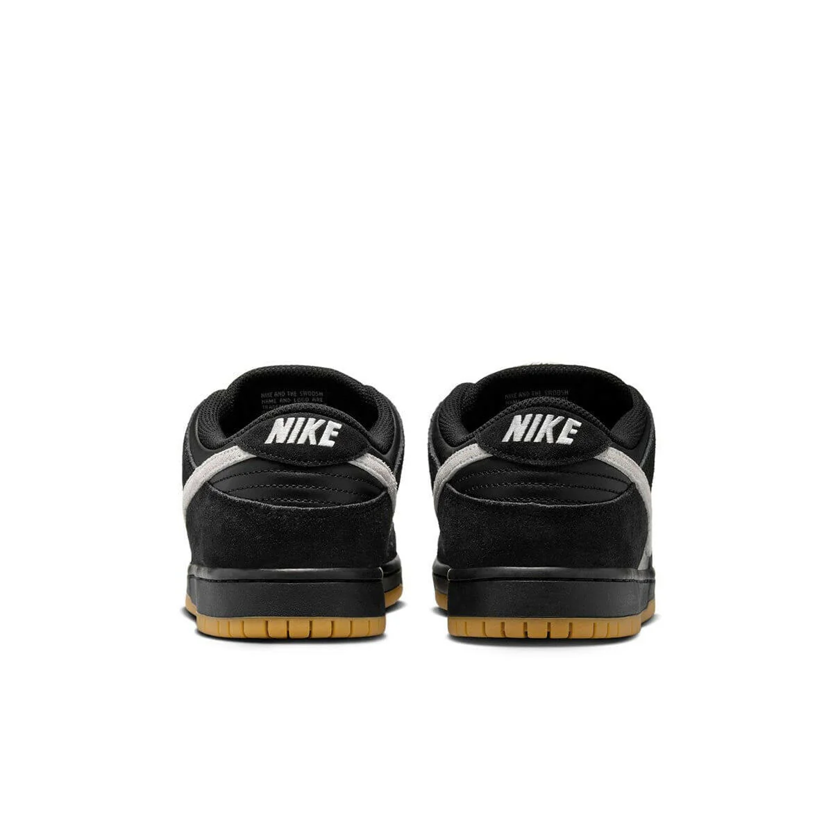 Nike SB - Dunk Low Pro Shoes Black/White/Gum - Image 3
