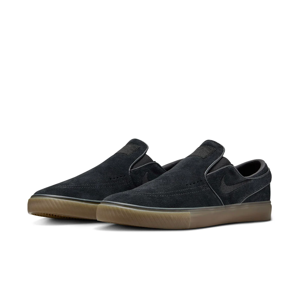 Nike SB - Janoski+ Slip On Shoes Black/Gum - Image 2