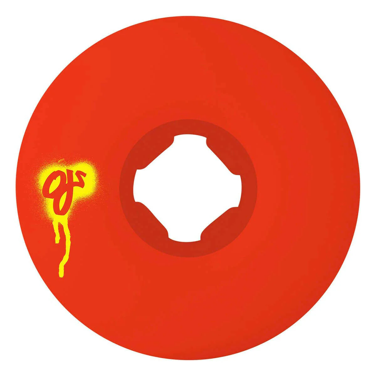 OJ - Throw Ups Chubbies Red 56MM 101A Skateboard Wheels - Image 2