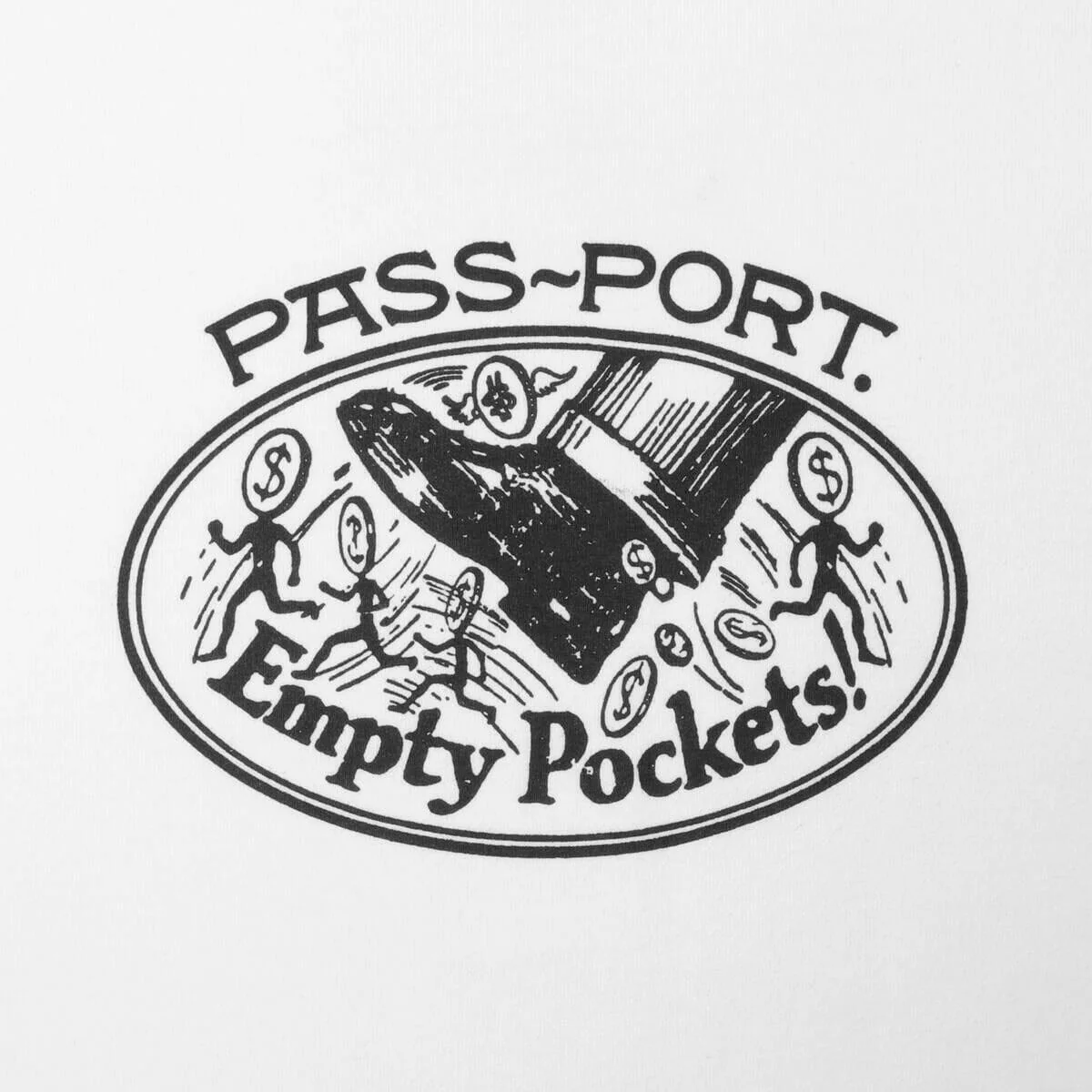 Pass~Port - Empty Pockets Tee White - Image 2