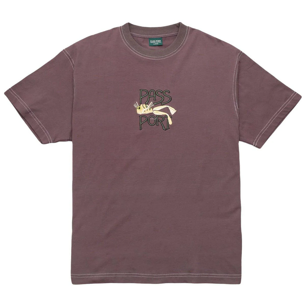 Pass~Port - Frog Lure Organic Cotton Tee Bottle Brown