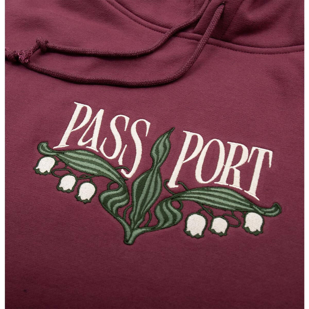 Pass~Port - Lily of The Valley Hoodie Washed Berry - Image 2