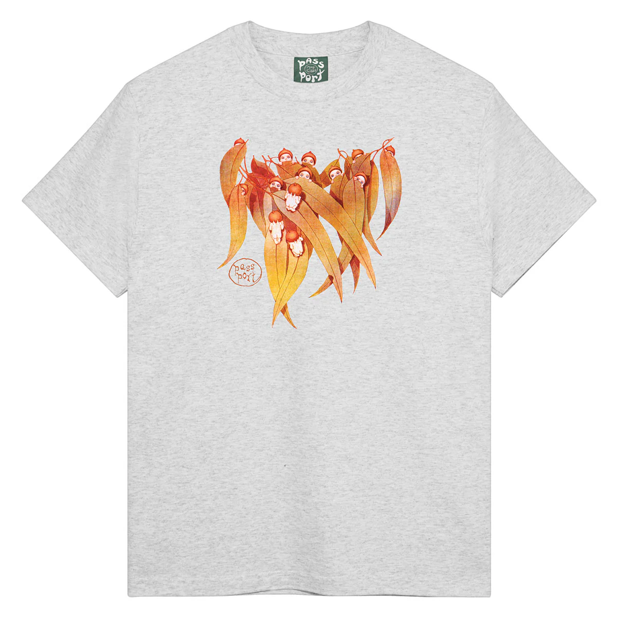 Pass~Port - May Gibbs Gum Leaf Tee Ash