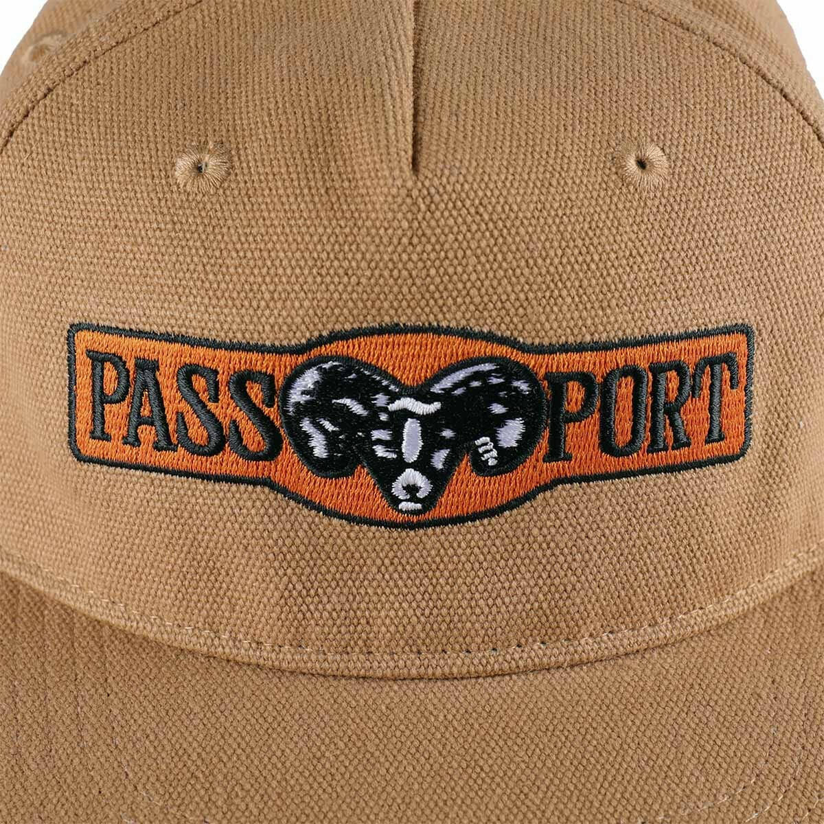 Pass~Port - Ram Heavy Canvas Workers Cap Camel - Image 2
