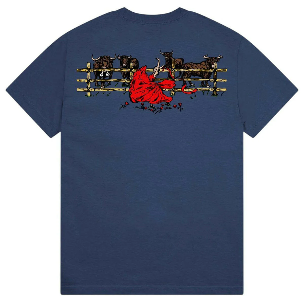 Pass~Port - Red Flag Tee Harbour Blue - Image 2