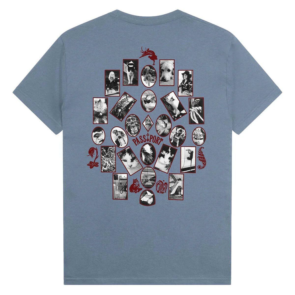 Pass~Port - Sophomore Tee Washed Out Blue - Image 2