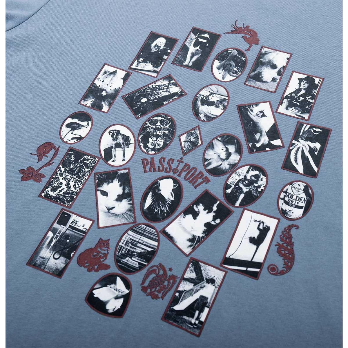 Pass~Port - Sophomore Tee Washed Out Blue - Image 3