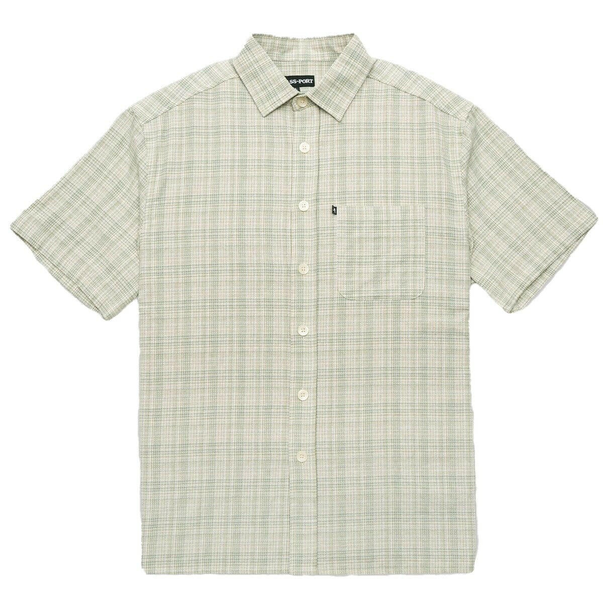 Pass~Port - Workers Check Shirt Green/Blue