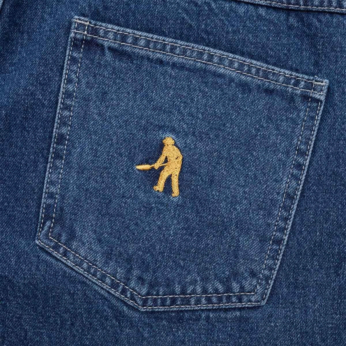 Pass~Port - Workers Club Shorts Faded Wash Dark Indigo - Image 3