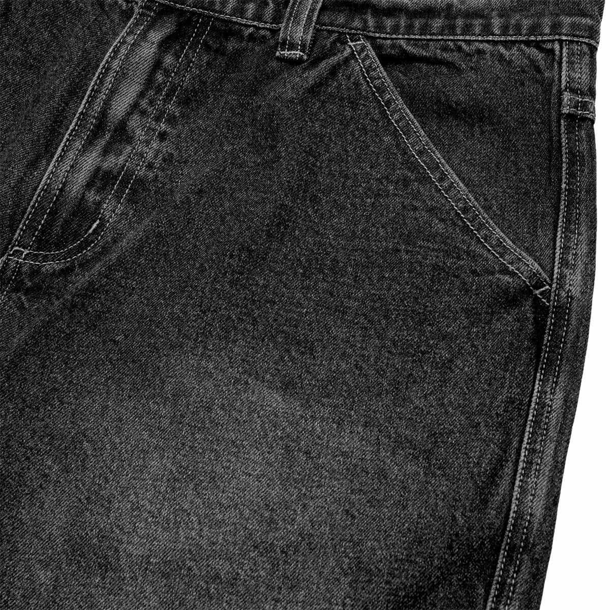 Pass~Port - Workers Club Shorts Faded Wash Black - Image 5