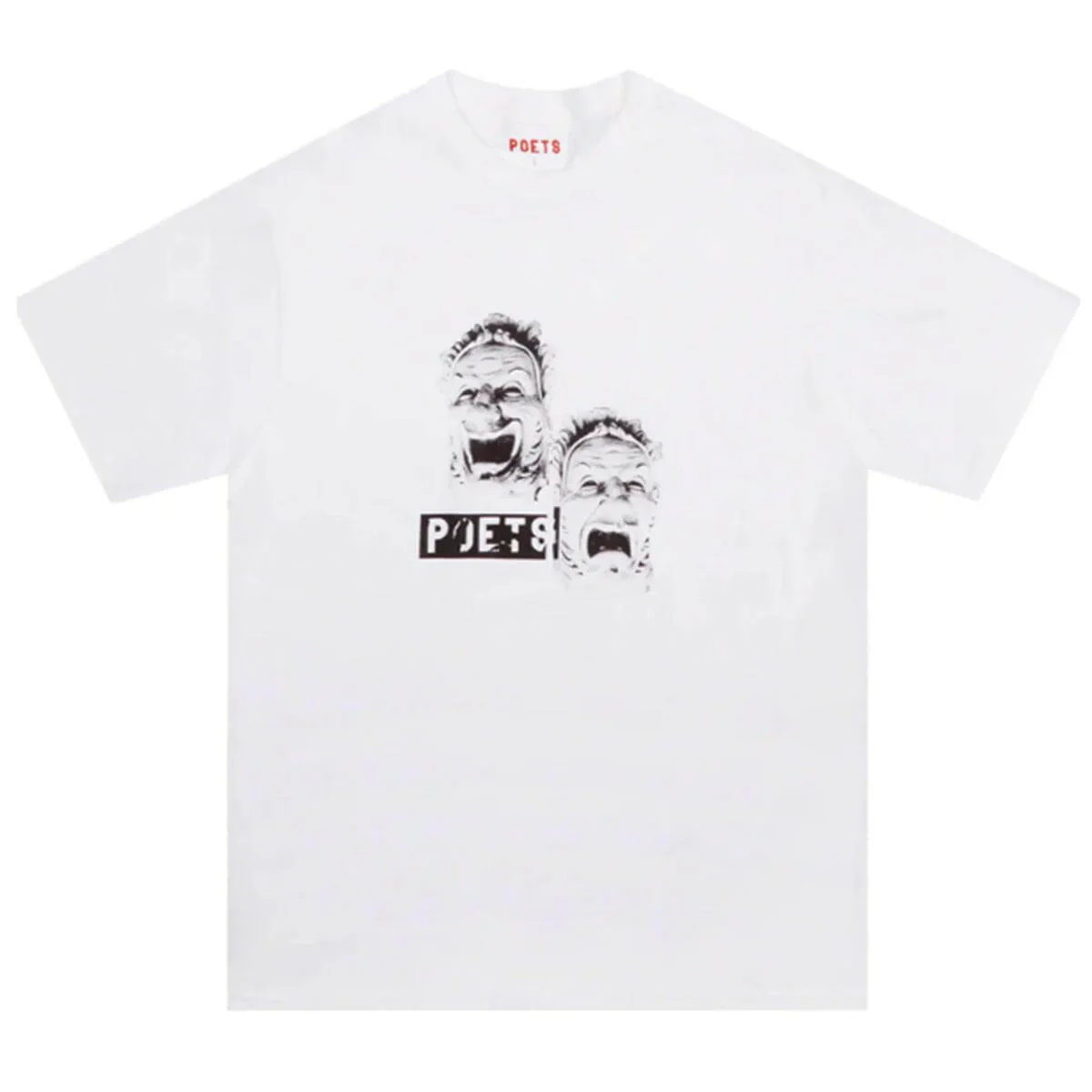 Poets - Drama Tee White