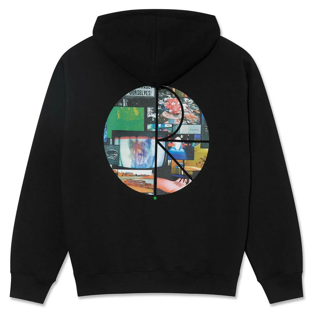 Polar - Fill Logo Ourselves Collage Dave Hoodie Black - Image 2