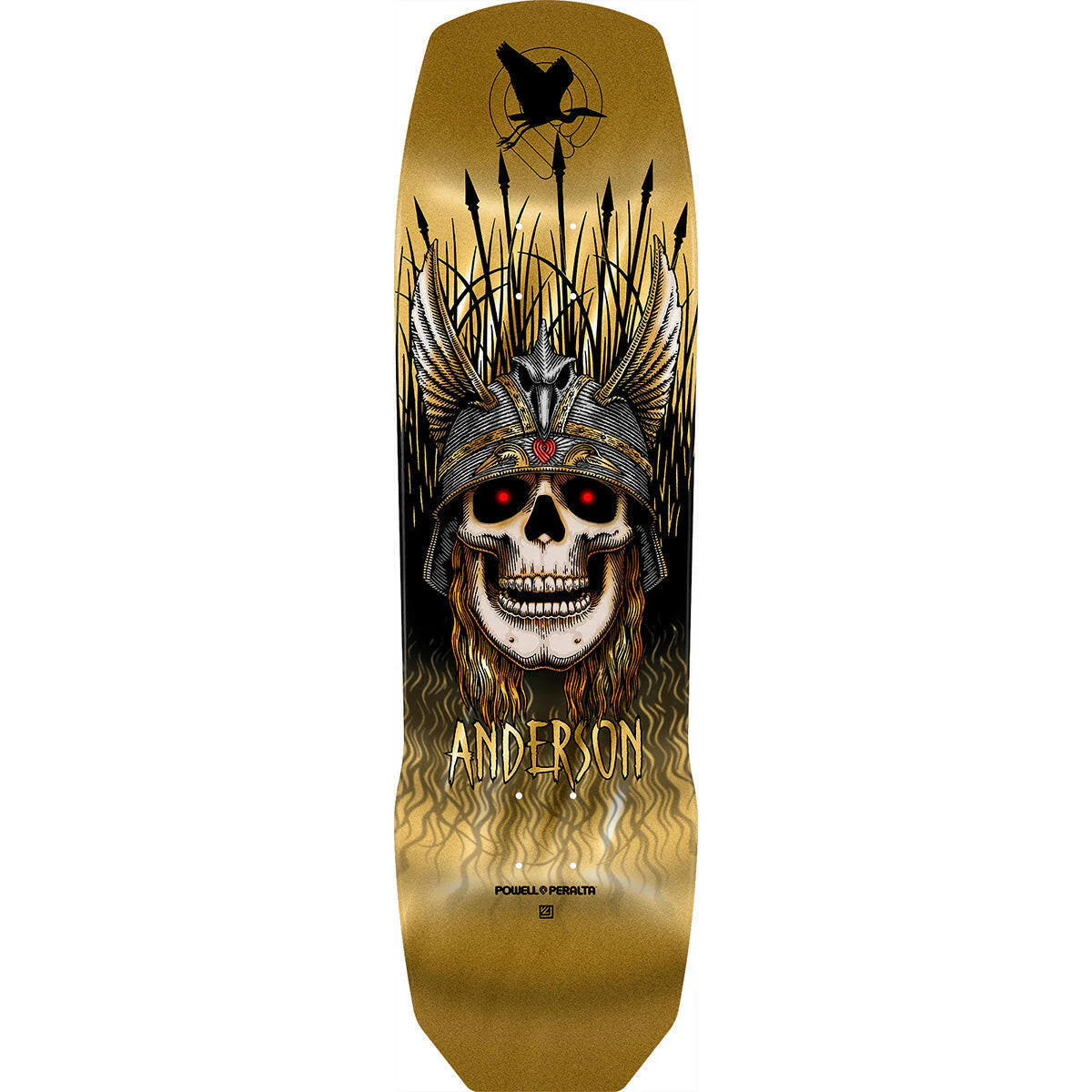Powell Peralta - Andy Anderson Heron Gold 9.13 Skateboard Deck