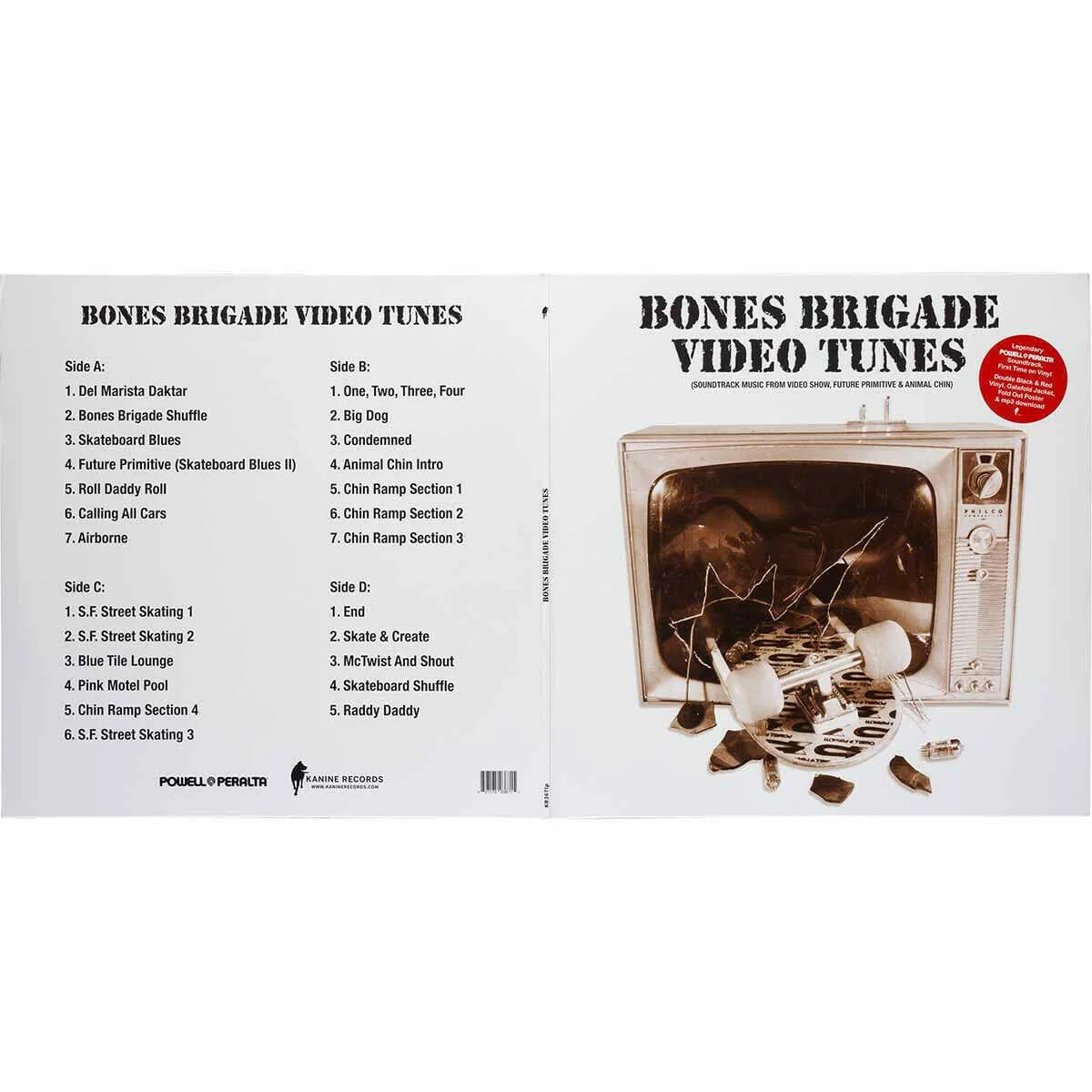 Powell Peralta - Bones Brigade Video Tunes Vinyl LP - Image 3