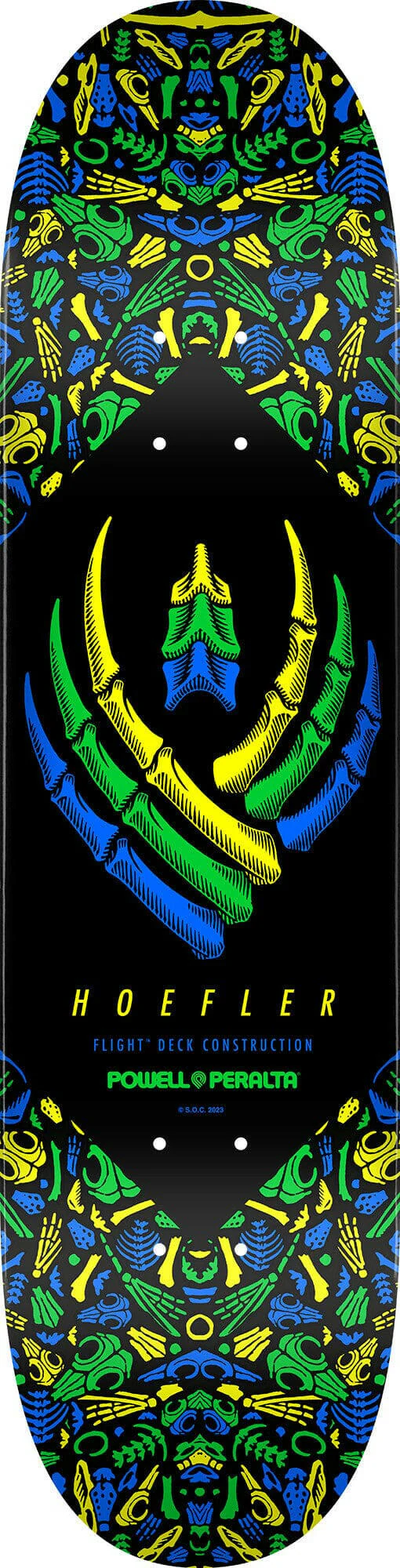 Powell Peralta - Kelvin Hoefler Bones Flight 247 8.0 Skateboard Deck