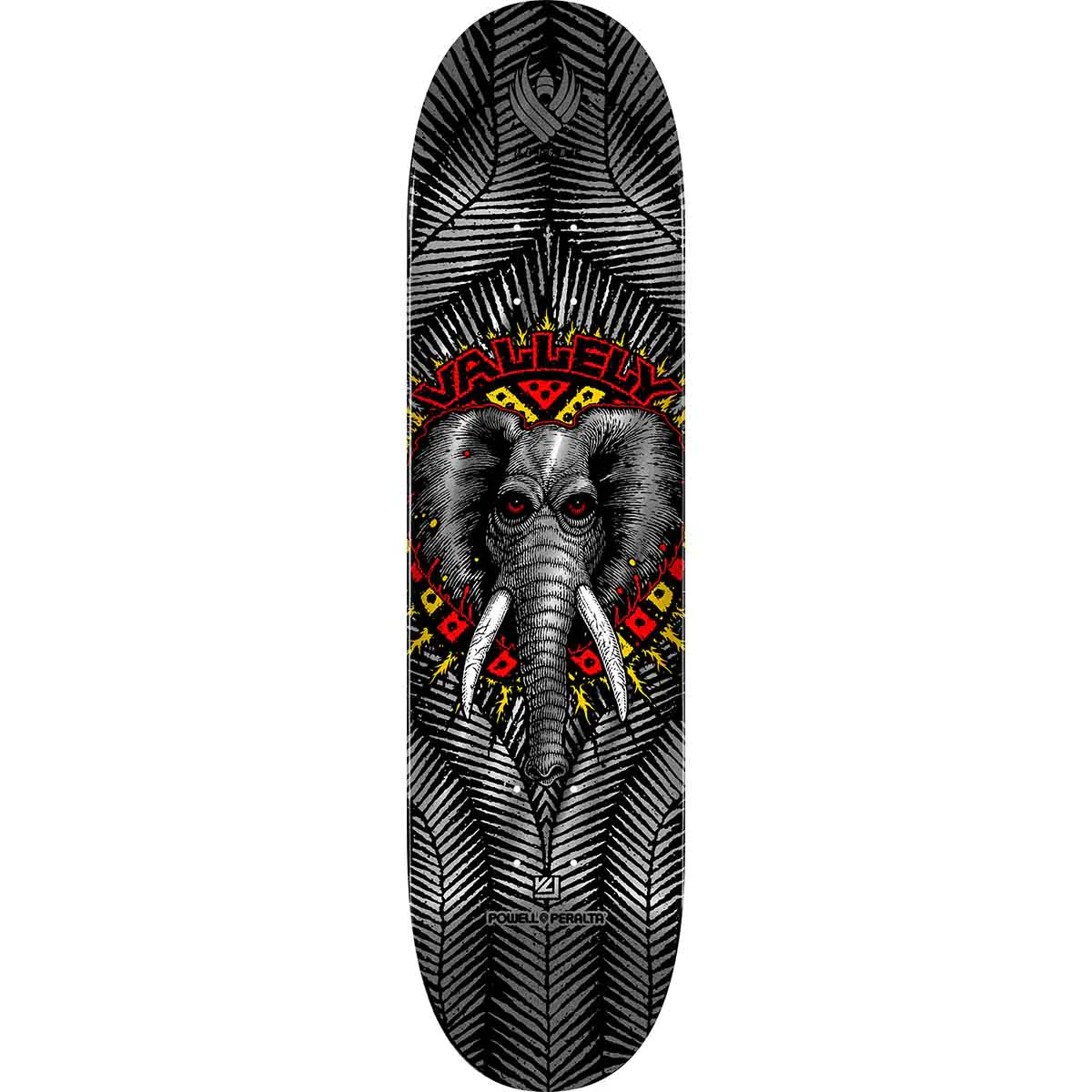 Powell Peralta - Mike Vallely Elephant Silver Flight 8.38 Skateboard Deck