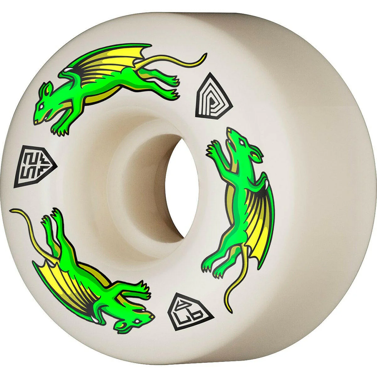Powell Peralta - Nano Rats Dragon Formula 52MM X 34MM 97A Skateboard Wheels - Image 2