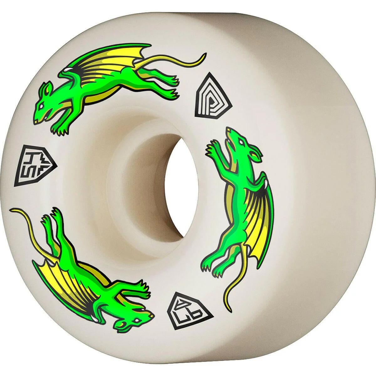Powell Peralta - Nano Rats Dragon Formula 54MM X 34MM 97A Skateboard Wheels - Image 2