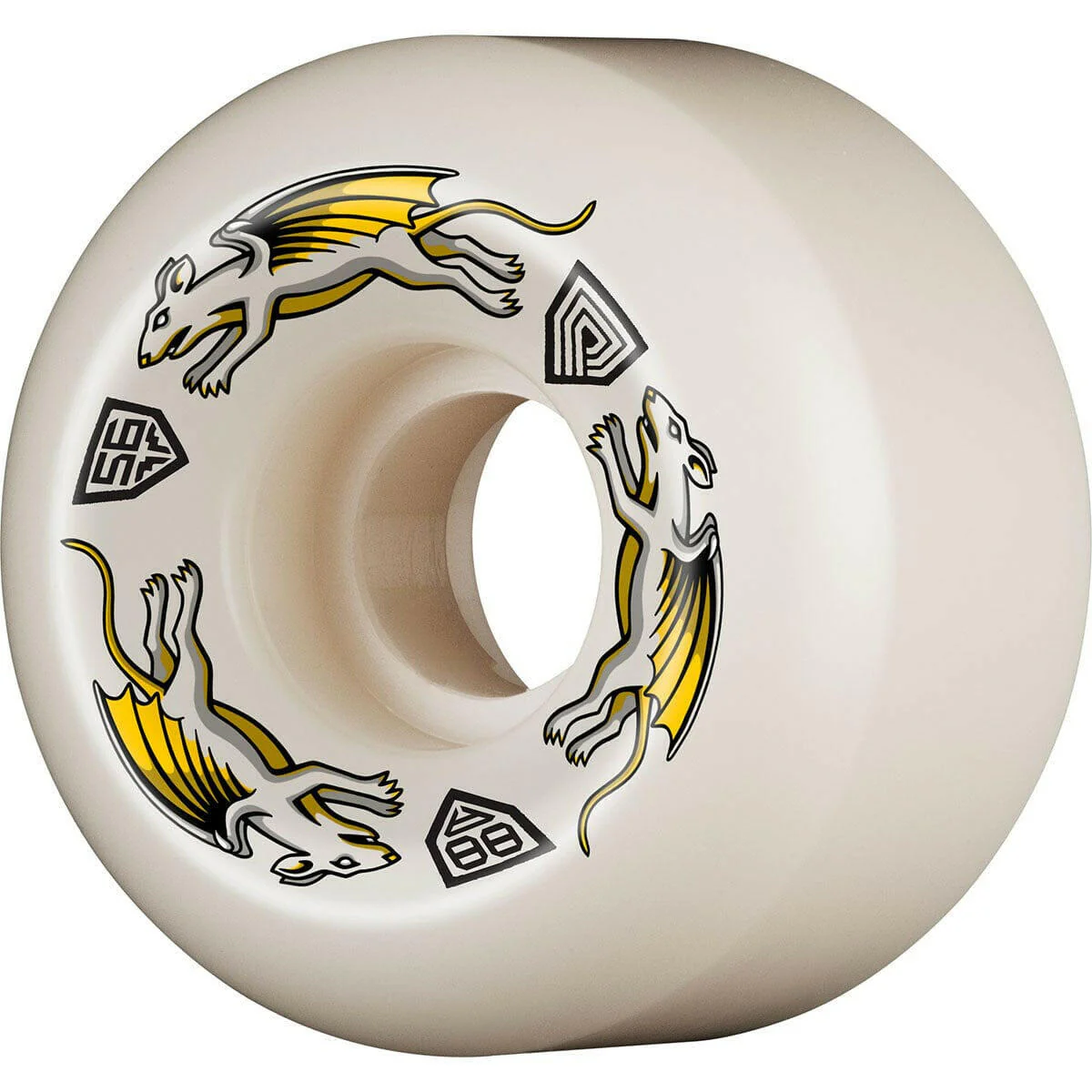 Powell Peralta - Nano Rats Dragon Formula 56MM X 36MM 88A Skateboard Wheels - Image 2