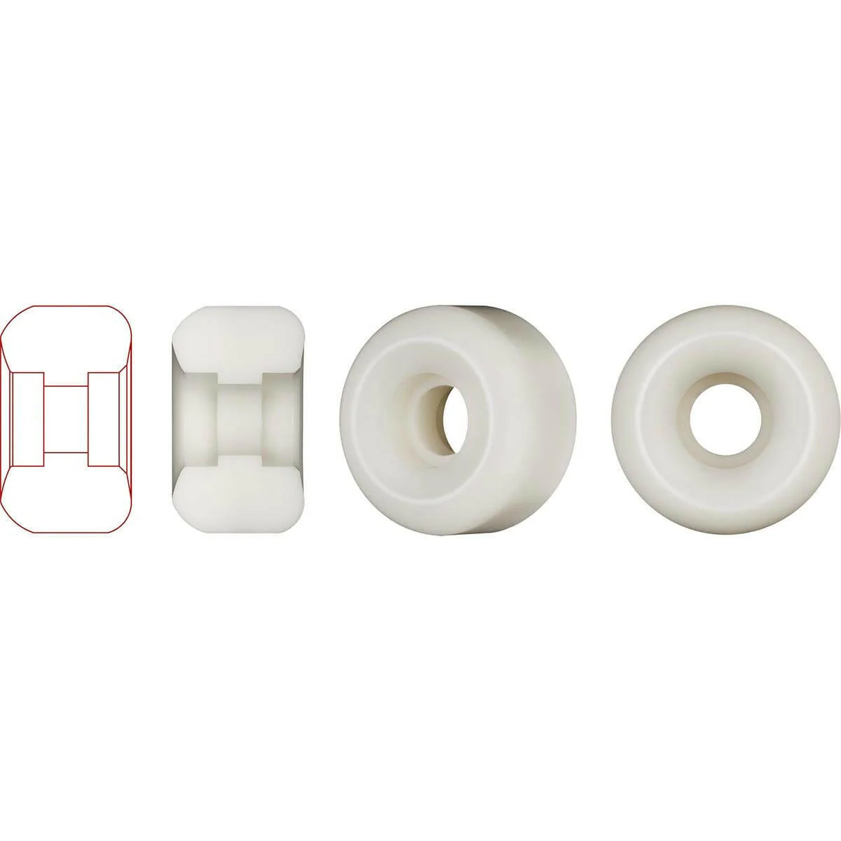 Powell Peralta - Nano Rats Dragon Formula Spencer Semien 52MM X 30MM 93A Skateboard Wheels - Image 4