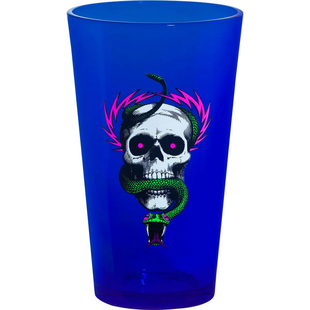 Powell Peralta - Pint Glass McGill Skull & Snake Blacklight