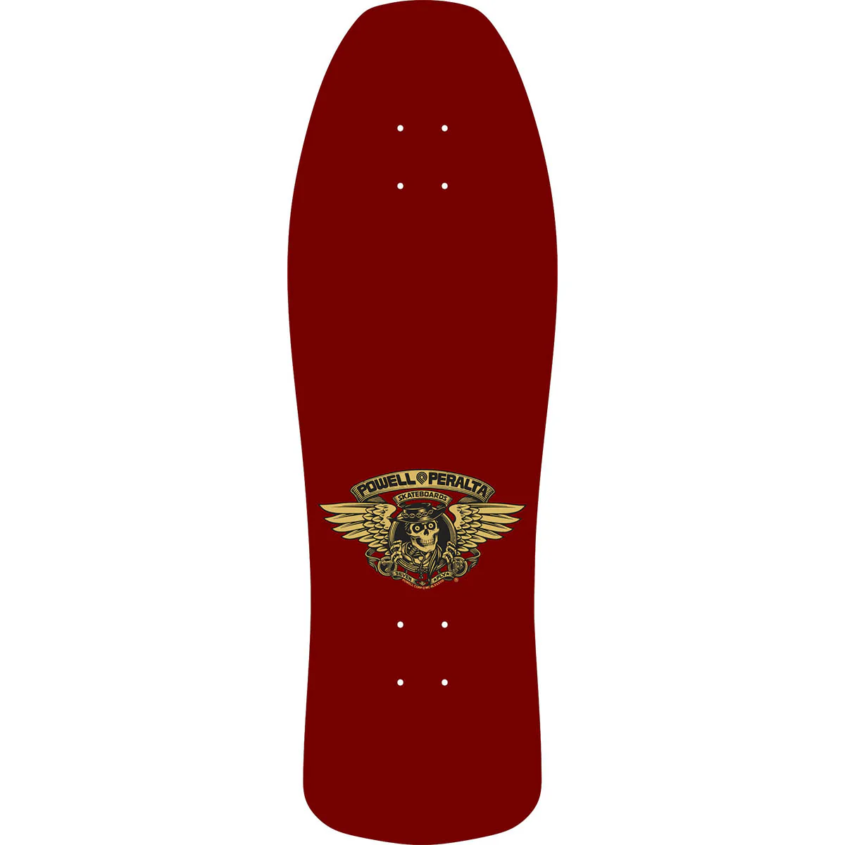 Powell Peralta - Ray Underhill Cross Burgundy 9.9 Reissue Skateboard Deck - Image 2