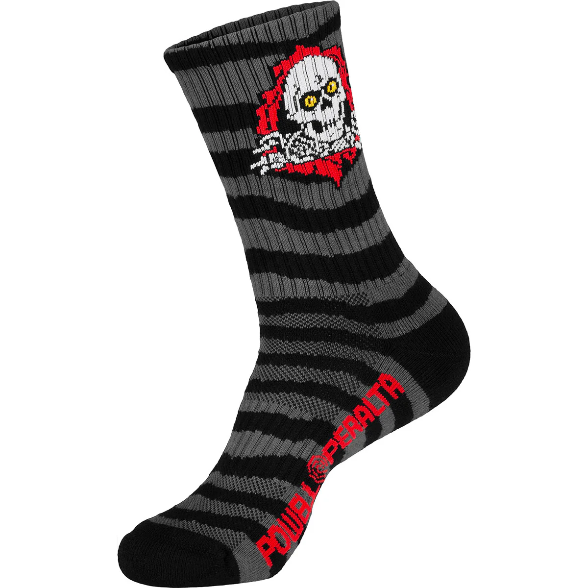 Powell Peralta - Ripper Cotton Socks Stripes Charcoal/Black
