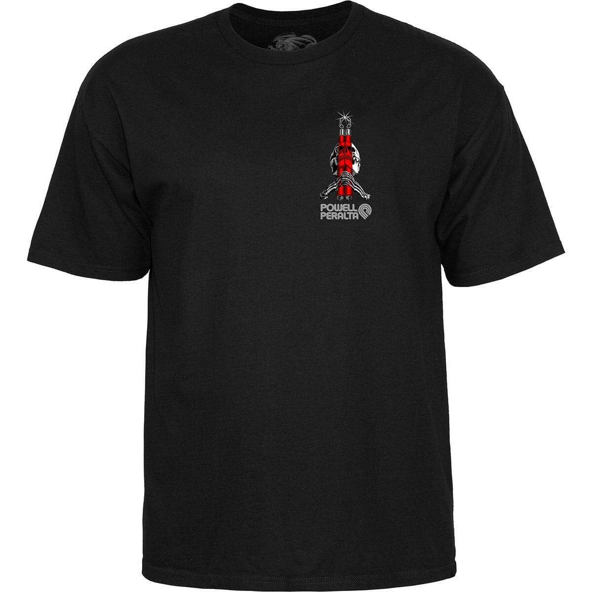 Powell Peralta - Skull & Nunchucks Bruce Lee Collab Tee Black - Image 2
