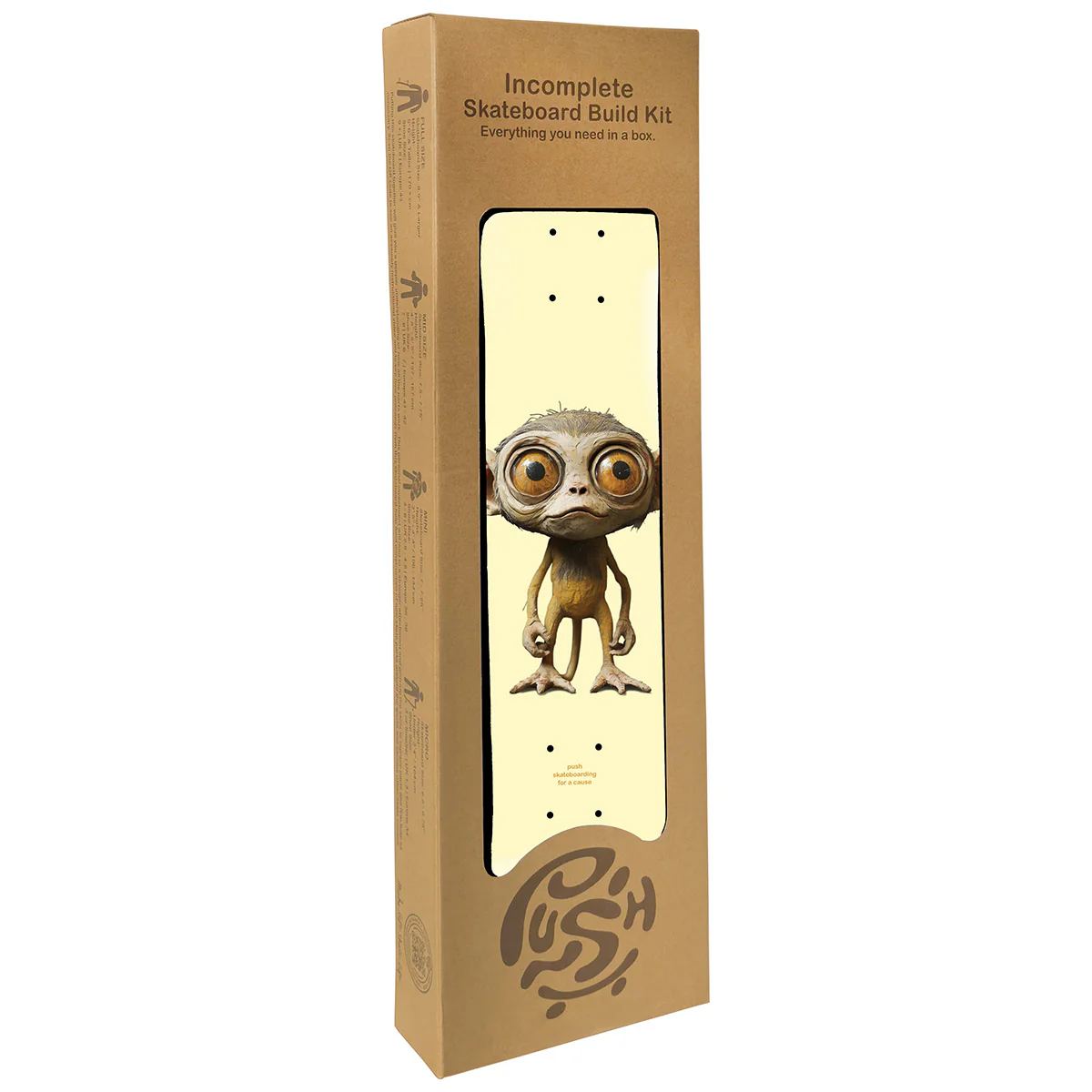 Push - Lil Chimp Incomplete 7.25 Complete Skateboard